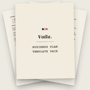 Business Plan Template Pack