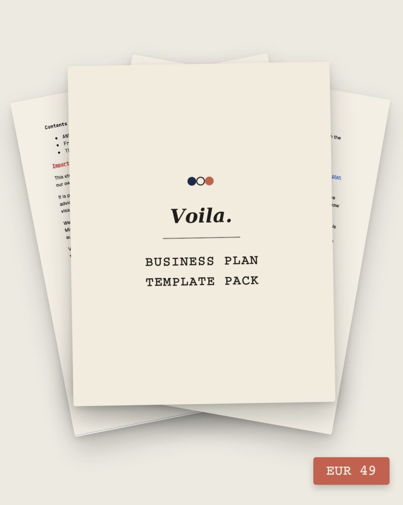Business Plan Template Pack